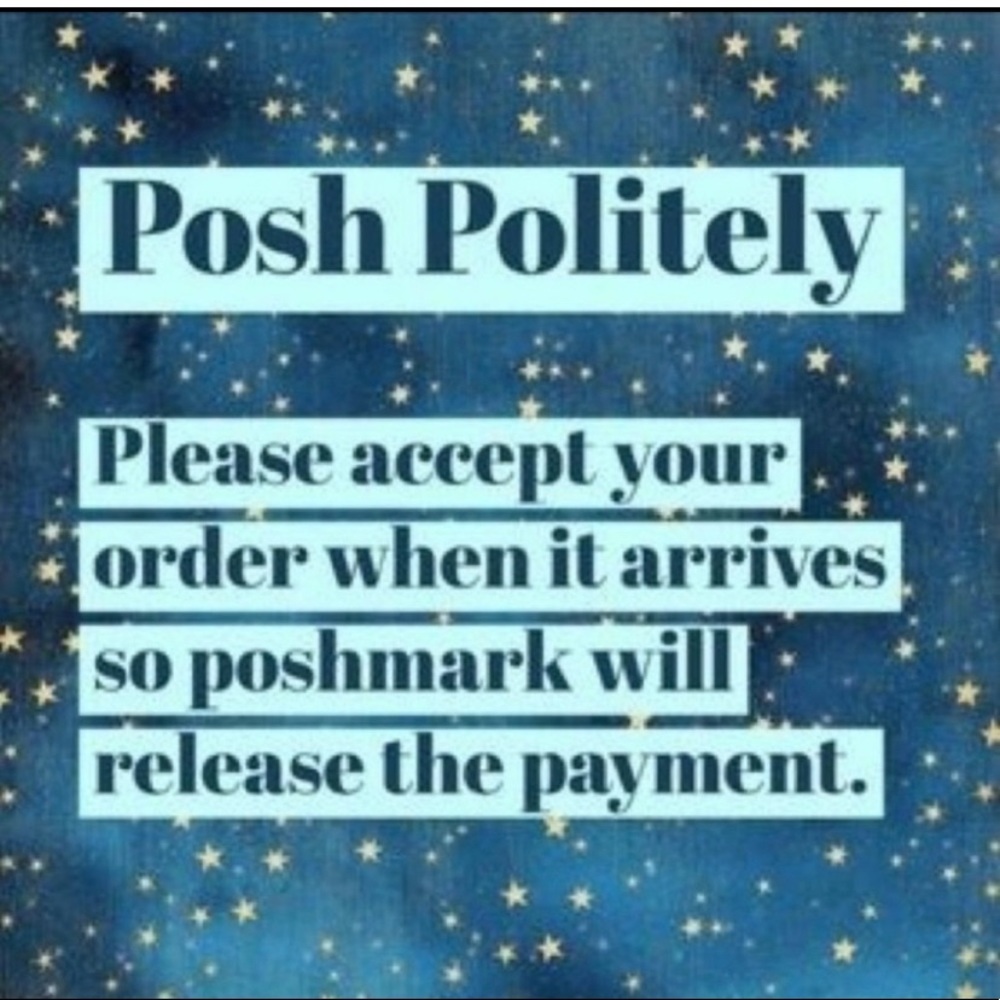 PLEASE BE POLITE AND ACCEPT YOUR DELIVERY WHEN IT ARRIVES!!